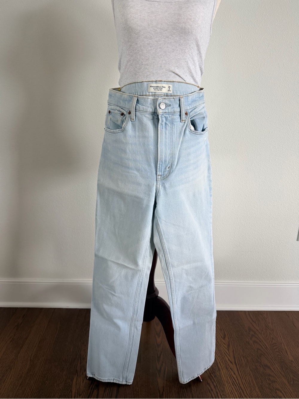 Abercrombie & Fitch Light Blue Straight Leg Jeans
